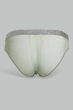 Load image into Gallery viewer, Redtag-Pale-Green-Sage-Plain-Bikini-Brief-Briefs-Bikini-Women's-