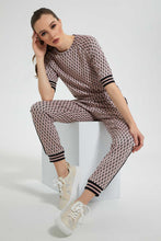 تنزيل الصورة على معرض الصور، Redtag-Pink-Jacquard-Jersey-Top-Tops-Women's-