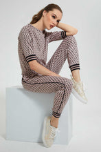 تنزيل الصورة على معرض الصور، Redtag-Pink-Jacquard-Jogger-Pant-Casual-Shorts-Women's-