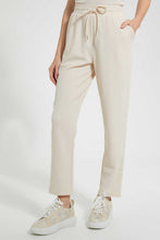 تنزيل الصورة على معرض الصور، Redtag-Beige-Straight-Waisted-Pant-Casual-Shorts-Women's-