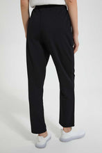 تنزيل الصورة على معرض الصور، Redtag-Black-Straight-Waisted-Pant-Casual-Shorts-Women's-