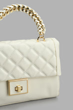 Load image into Gallery viewer, Redtag-White-Quilted-Cross-Body-Bag-Day-Bags-Women-