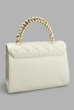 Load image into Gallery viewer, Redtag-White-Quilted-Cross-Body-Bag-Day-Bags-Women-
