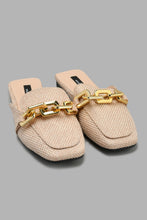 تنزيل الصورة على معرض الصور، Redtag-Gold-Closed-Toe-Mule-With-Chain-Trim-Mules-Women's-