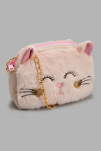 Load image into Gallery viewer, Redtag-Multi-Character-Faux-Fur-Cross-Body-Bag-Cross-Body-Bags-Girls-