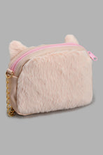 Load image into Gallery viewer, Redtag-Multi-Character-Faux-Fur-Cross-Body-Bag-Cross-Body-Bags-Girls-