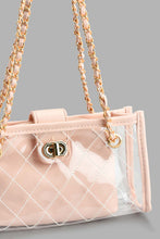 Load image into Gallery viewer, Redtag-Clear-And-Pink-Crossbody-Bag-Cross-Body-Bags-Girls-