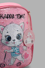Load image into Gallery viewer, Redtag-Multicolour-Character-Embellished-Sequins-Backpack-Backpacks-Girls-