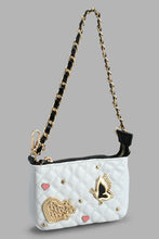 Load image into Gallery viewer, Redtag-White-Embellished-Cross-Body-Bag-Cross-Body-Bags-Girls-