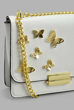Load image into Gallery viewer, Redtag-White-Embellished-Cross-Body-Bag-Cross-Body-Bags-Girls-
