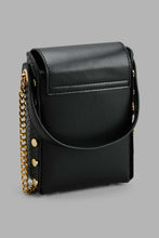 Load image into Gallery viewer, Redtag-Black-Cross-Body-Bag-Cross-Body-Bags-Girls-