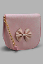 Load image into Gallery viewer, Redtag-Pink-Cross-Body-Bag-With-Bow-Embellished-Cross-Body-Bags-Girls-