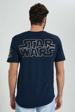 تنزيل الصورة على معرض الصور، Redtag-Navy-Starwar-Crew-Neck-T-Shirt-Colour:Navy,-Filter:Men's-Clothing,-Men-T-Shirts,-New-In,-New-In-Men,-Non-Sale,-S22B,-Section:Men-Men's-