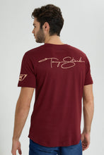 تنزيل الصورة على معرض الصور، Redtag-Burgandy-Ironman-Crew-Neck-T-Shirt-Colour:Burgundy,-Filter:Men's-Clothing,-Men-T-Shirts,-New-In,-New-In-Men,-Non-Sale,-S22B,-Section:Men-Men's-