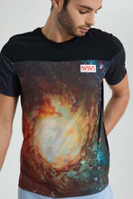 تنزيل الصورة على معرض الصور، Redtag-Black-Nasa-Crew-Neck-T-Shirt-Colour:Black,-Filter:Men's-Clothing,-Men-T-Shirts,-New-In,-New-In-Men,-Non-Sale,-S22B,-Section:Men-Men's-