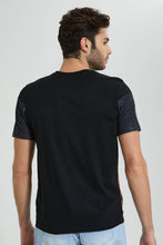 تنزيل الصورة على معرض الصور، Redtag-Black-Nasa-Crew-Neck-T-Shirt-Colour:Black,-Filter:Men's-Clothing,-Men-T-Shirts,-New-In,-New-In-Men,-Non-Sale,-S22B,-Section:Men-Men's-