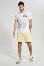 تنزيل الصورة على معرض الصور، Redtag-White-Spong-Bob-Crew-Neck-T-Shirt-Colour:White,-Filter:Men's-Clothing,-Men-T-Shirts,-New-In,-New-In-Men,-Non-Sale,-S22B,-Section:Men-Men's-