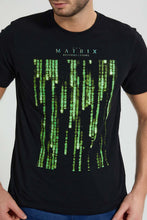تنزيل الصورة على معرض الصور، Redtag-Black-Matrix-Crew-Neck-T-Shirt-Colour:Black,-Filter:Men's-Clothing,-Men-T-Shirts,-New-In,-New-In-Men,-Non-Sale,-S22B,-Section:Men-Men's-