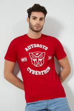 تنزيل الصورة على معرض الصور، Redtag-Red-Autobots-Crew-Neck-T-Shirt-Colour:Red,-Filter:Men's-Clothing,-Men-T-Shirts,-New-In,-New-In-Men,-Non-Sale,-S22B,-Section:Men-Men's-
