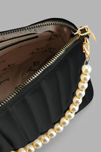 Load image into Gallery viewer, Redtag-Black-Pearl-Embellished-Cross-Body-Bag-Cross-Body-Bags-Women-