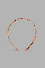 Load image into Gallery viewer, Redtag-Orange-And-Black-Headband-Set-(2-Piece)-Colour:Black,-Colour:Orange,-Filter:Women's-Accessories,-New-In,-New-In-Women-ACC,-Non-Sale,-S22A,-Women-Head-Bands-Women-