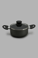 تنزيل الصورة على معرض الصور، Redtag-Black-Aluminum-Non-Stick-Dutch-Oven-With-Glass-Lid-(18cm)-Pans-Home-Dining-