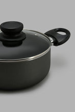 تنزيل الصورة على معرض الصور، Redtag-Black-Aluminum-Non-Stick-Dutch-Oven-With-Glass-Lid-(18cm)-Pans-Home-Dining-