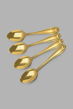 تنزيل الصورة على معرض الصور، Redtag-Gold-Tea-Spoon-Set-(4-Piece)-Tea-Spoon-Home-Dining-