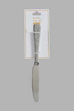 تنزيل الصورة على معرض الصور، Redtag-Silver-Dinner-Knife-Hammered-Finish-Set-(2-Piece)-Dinner-Knives-Home-Dining-