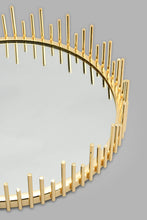 تنزيل الصورة على معرض الصور، Redtag-Gold-Glass-And-Metal-Round-Tray-Trays-Home-Decor-