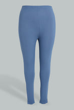 Load image into Gallery viewer, Redtag-Denim-Lookalike-Knitted-Legging-Colour:Blue,-Filter:Plus-Size,-LDP-Jeggings,-New-In,-New-In-LDP,-Non-Sale,-S22B,-Section:Women-Women's-