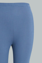 Load image into Gallery viewer, Redtag-Denim-Lookalike-Knitted-Legging-Colour:Blue,-Filter:Plus-Size,-LDP-Jeggings,-New-In,-New-In-LDP,-Non-Sale,-S22B,-Section:Women-Women's-