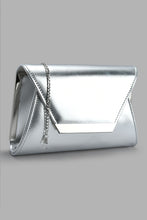Load image into Gallery viewer, Redtag-Silver-Envelope-Clutch-Clutches-Women-