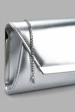 Load image into Gallery viewer, Redtag-Silver-Envelope-Clutch-Clutches-Women-