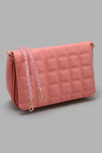 Load image into Gallery viewer, Redtag-Pink-Quilted-Cross-Body-Bag-Category:Bags,-Colour:Pink,-Filter:Girls-Accessories,-GIR-Bags,-New-In,-New-In-GIR-ACC,-Non-Sale,-S22B,-Section:Kidswear-Girls-