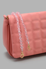 Load image into Gallery viewer, Redtag-Pink-Quilted-Cross-Body-Bag-Category:Bags,-Colour:Pink,-Filter:Girls-Accessories,-GIR-Bags,-New-In,-New-In-GIR-ACC,-Non-Sale,-S22B,-Section:Kidswear-Girls-