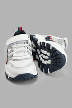 Load image into Gallery viewer, Redtag-White-Pieced-Overlay-Trekker-Sneakers-Boys-3 to 5 Years