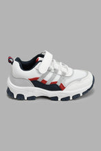 Load image into Gallery viewer, Redtag-White-Pieced-Overlay-Trekker-Sneakers-Boys-3 to 5 Years