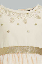 تنزيل الصورة على معرض الصور، Redtag-Coral-Glittered-Mesh-Dress-Dresses-Infant-Girls-3 to 24 Months