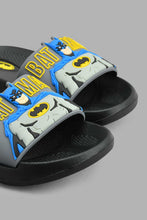Load image into Gallery viewer, Redtag-Black-Batman-Character-Slide-Slides-Boys-3 to 5 Years