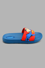 تنزيل الصورة على معرض الصور، Redtag-Navy-Superman-Character-Slide-Slides-Boys-3 to 5 Years