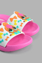 تنزيل الصورة على معرض الصور، Redtag-Fuchsia-L.O.L-Character-Slide-Slides-Girls-3 to 5 Years