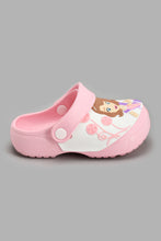 Load image into Gallery viewer, Redtag-Pale-Pink-Sofia-Character-Clog-Clogs-Girls-3 to 5 Years