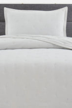 Load image into Gallery viewer, Redtag-Grey-Bedspread-Set-With-Quilted-Dots-
(Single-Size)-Bedspreads-Home-Bedroom-
