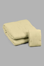Load image into Gallery viewer, Green Quilted 2-Piece Bedspread Set (Single Size)