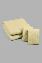 Load image into Gallery viewer, Green Quilted 3-Piece Bedspread Set (Double Size)