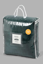 Load image into Gallery viewer, Redtag-Green-Velvet-2-Piece-Quilt-With-Gold-Lurex-
(Single-Size)-Quilts-Home-Bedroom-