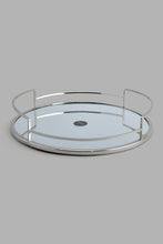 Load image into Gallery viewer, Redtag-Silver-Round-Metal-Tray-With-Mirror-Category:Trays,-Colour:Silver,-Filter:Home-Decor,-HMW-HOM-Dea-Decorative-Accessories,-JUBLIANT,-New-In,-New-In-HMW-HOM,-Non-Sale,-S22C,-Section:Homewares-Home-Decor-
