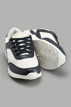 Load image into Gallery viewer, Redtag-White-Colour-Block-Sneaker-Sneakers-Senior-Boys-5 to 14 Years