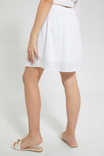 Load image into Gallery viewer, Redtag-White-Chiffly-Skirt-Skirts-Senior-Girls-9 to 14 Years
